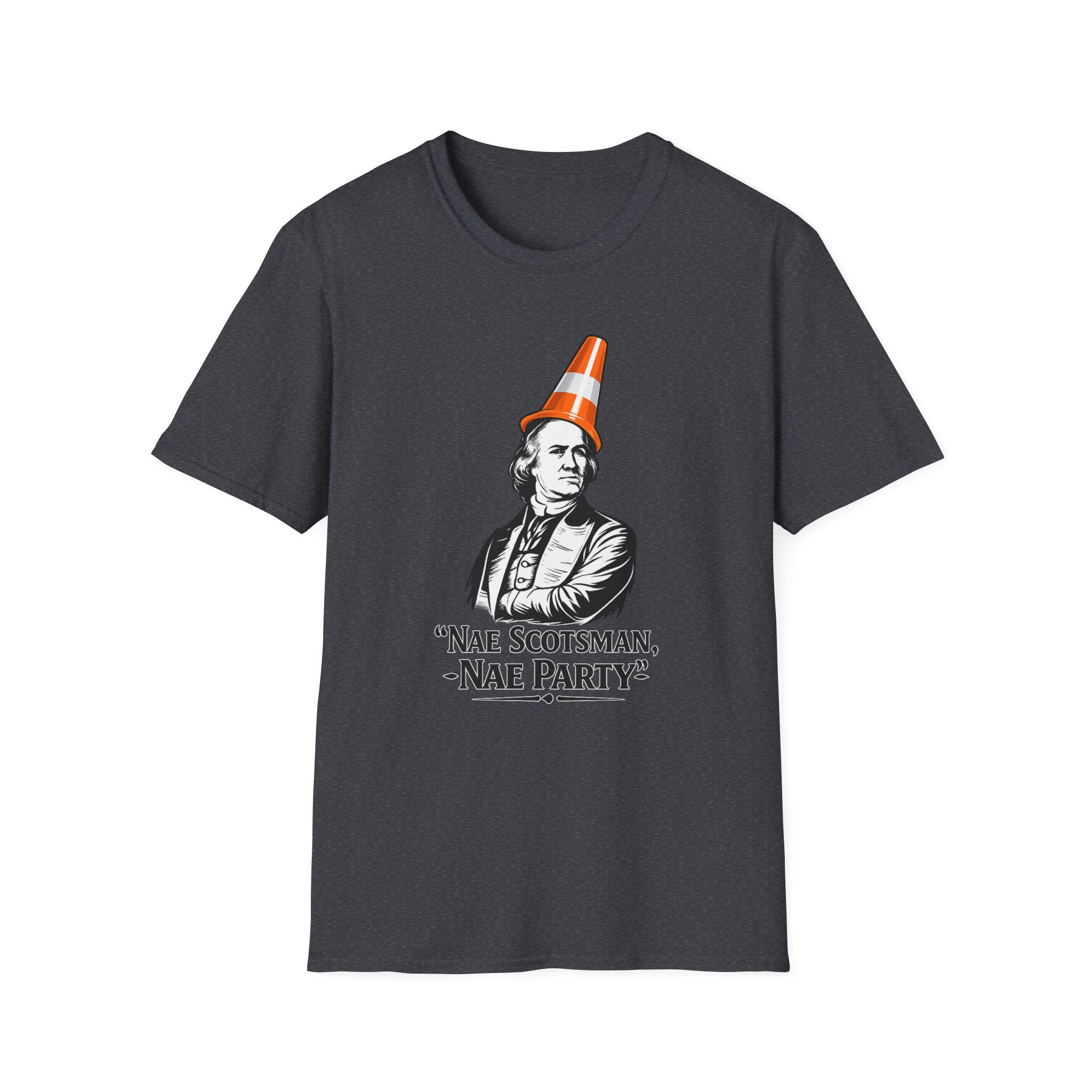 Nae Scotsman, Nae Party – Samual Adams Cone T-Shirt