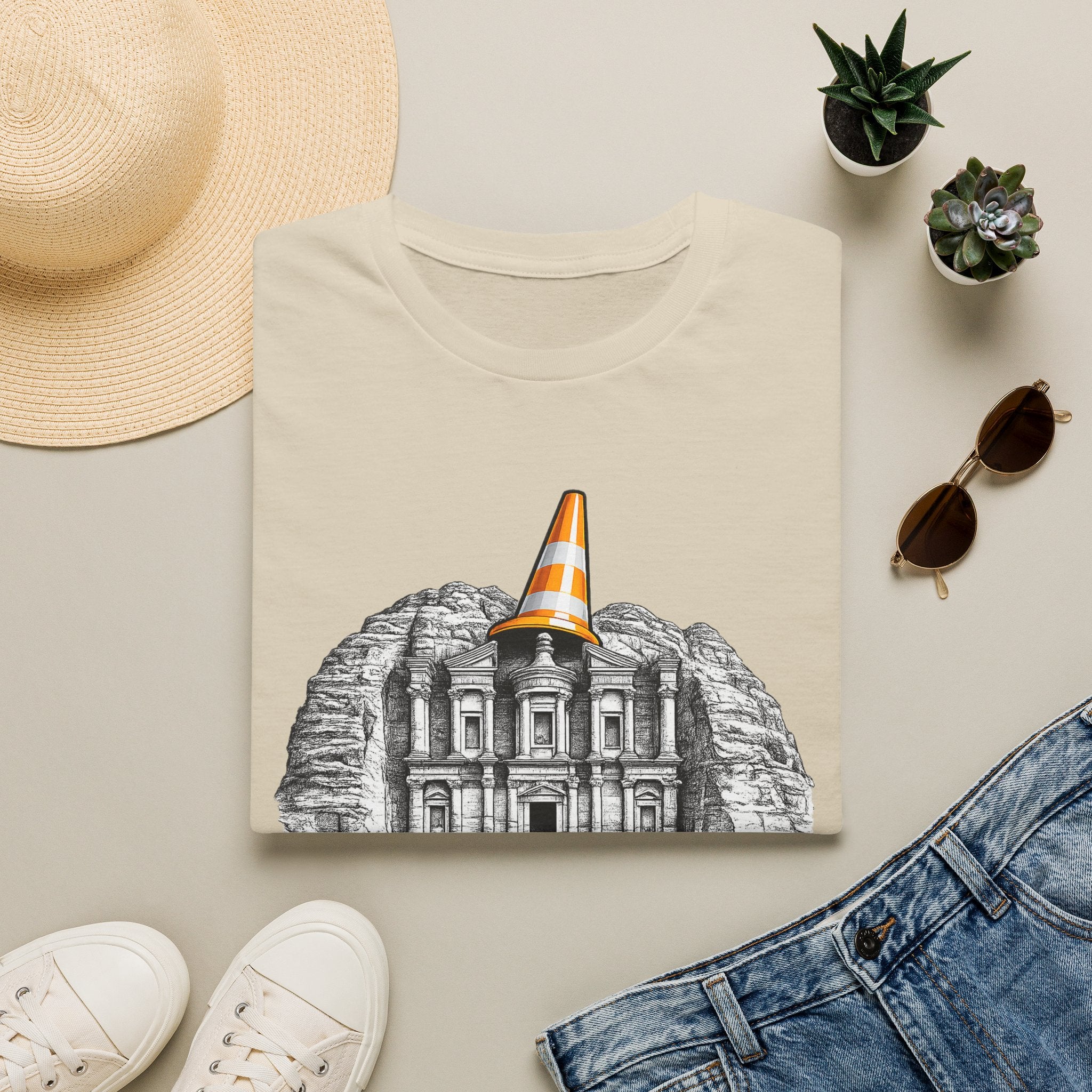 Nae Scotland Nae Party – Petra Treasury Cone T-Shirt