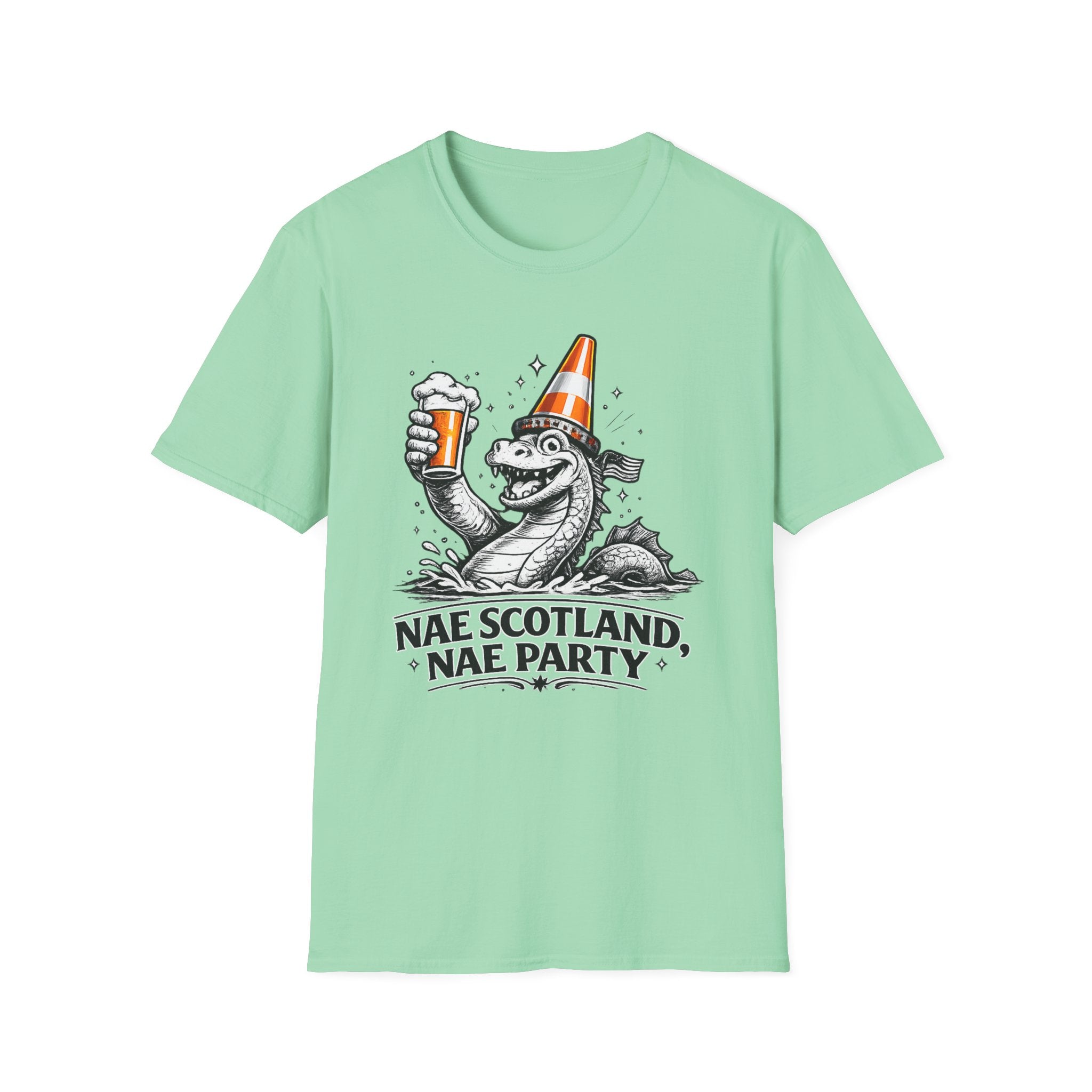 Nae Scotland, Nae Party – Nessie Cone T-Shirt