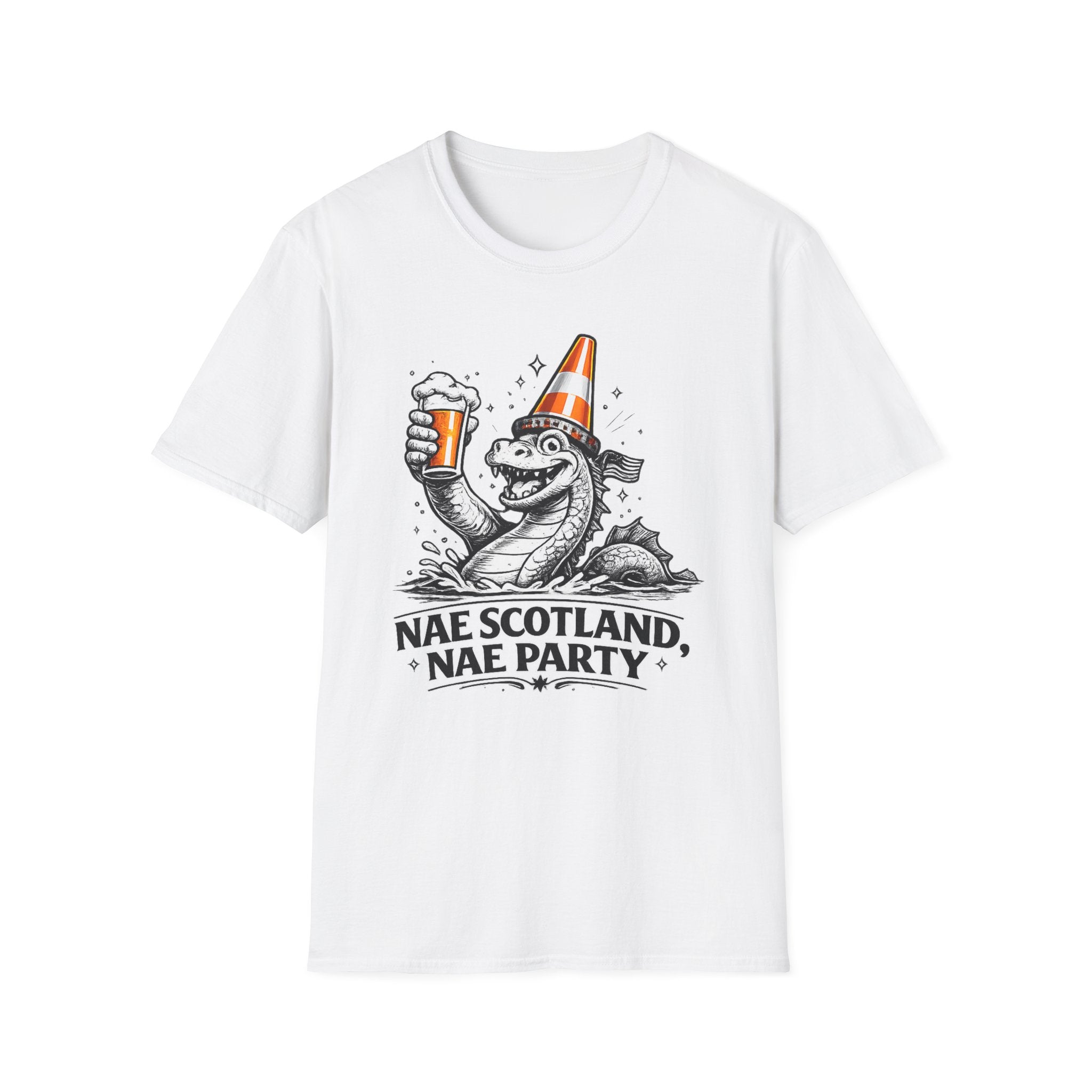 Nae Scotland, Nae Party – Nessie Cone T-Shirt