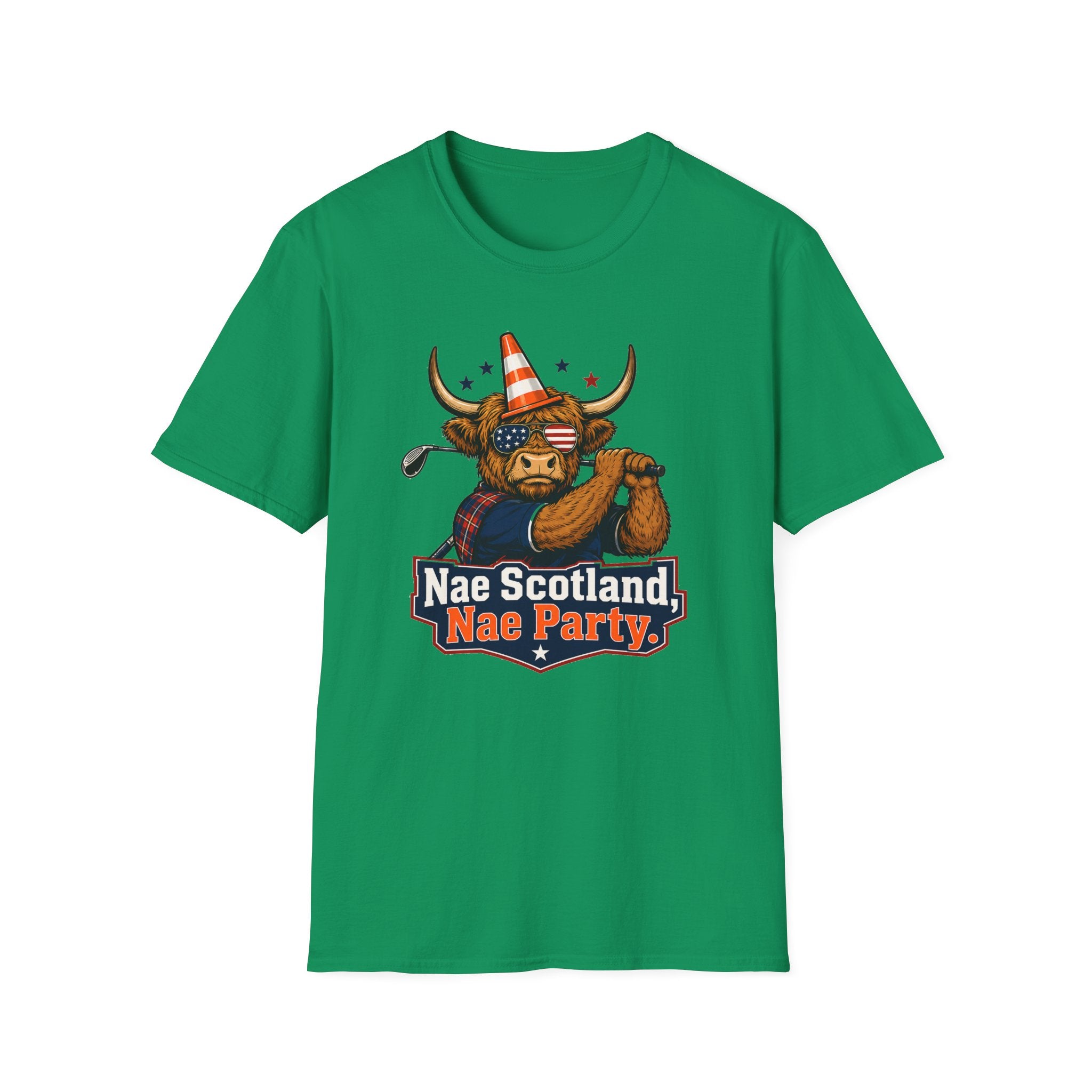 Highland Cow Golfer T-Shirt