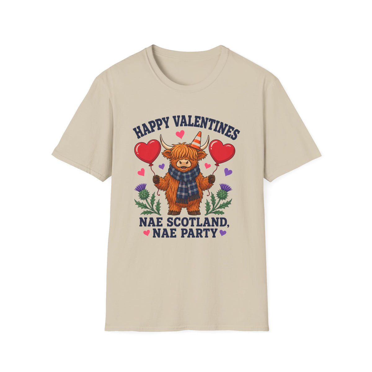 Valentines Highland Cow T-Shirt