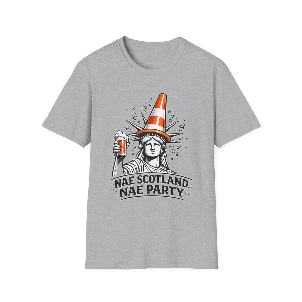 Nae Scotland, Nae Party – Liberty Cone Pint T-Shirt