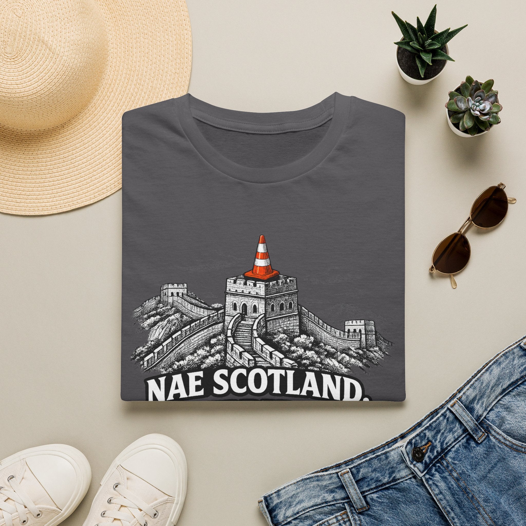 Nae Scotland, Nae Party – Great Wall Cone T-Shirt