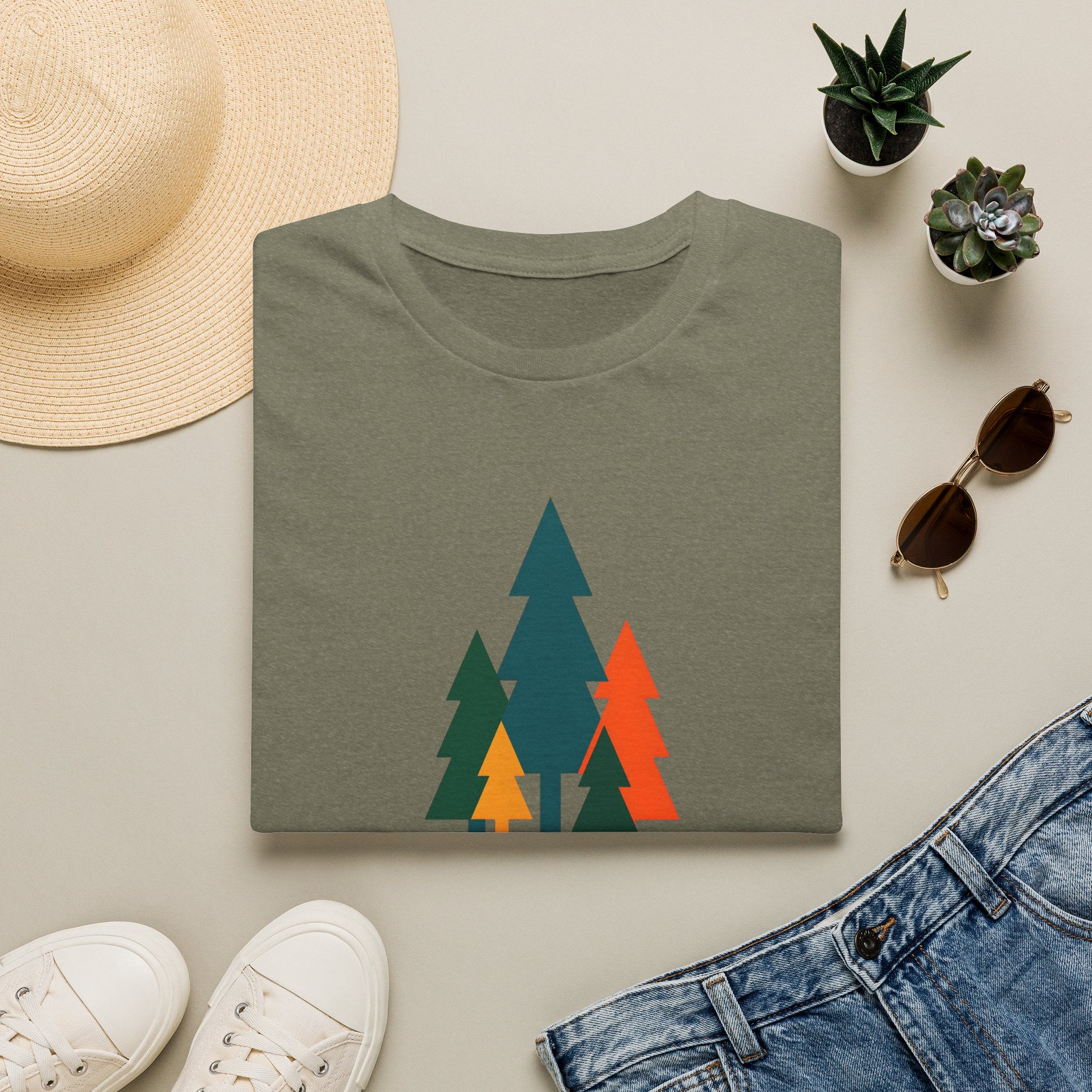 Colorful pine trees T-Shirt