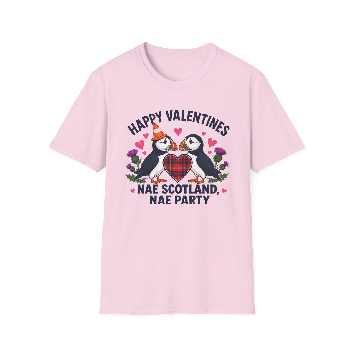 Valentines Puffins T-Shirt