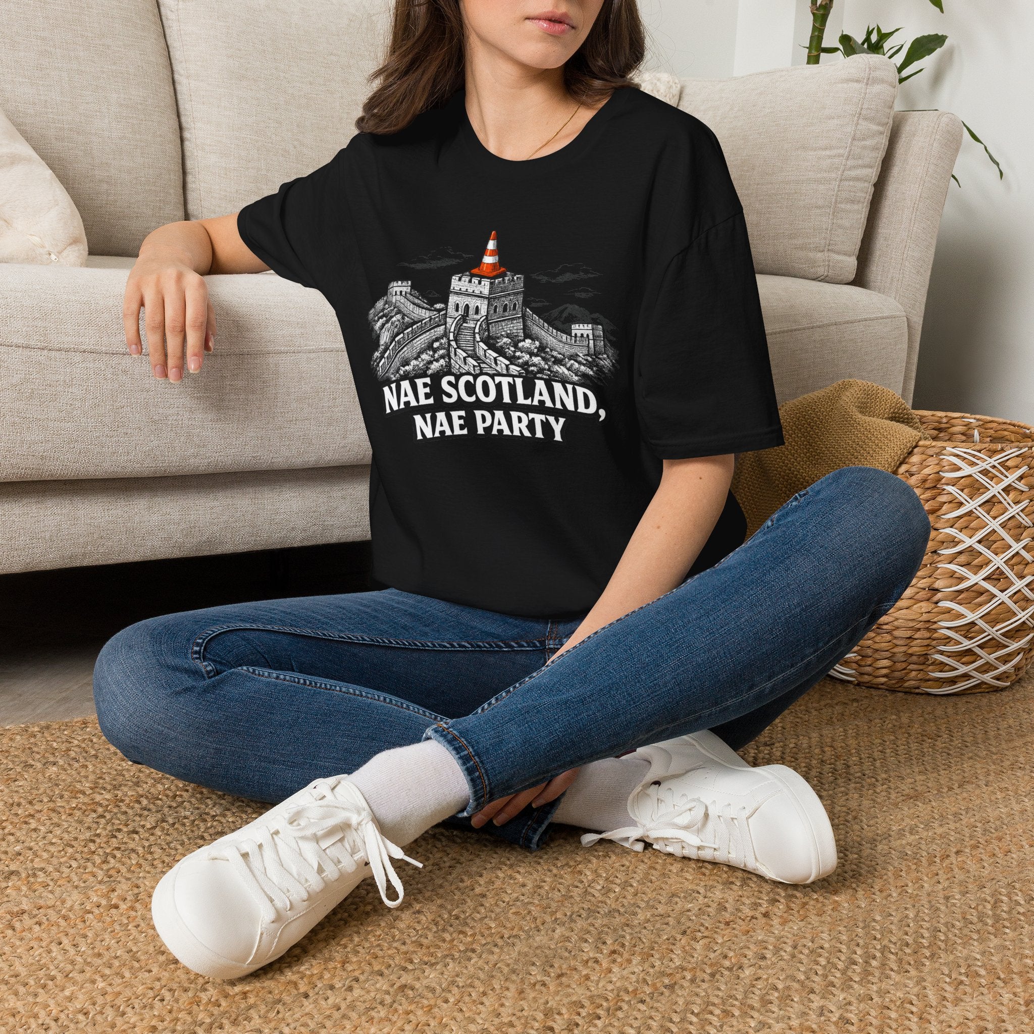 Nae Scotland, Nae Party – Great Wall Cone T-Shirt