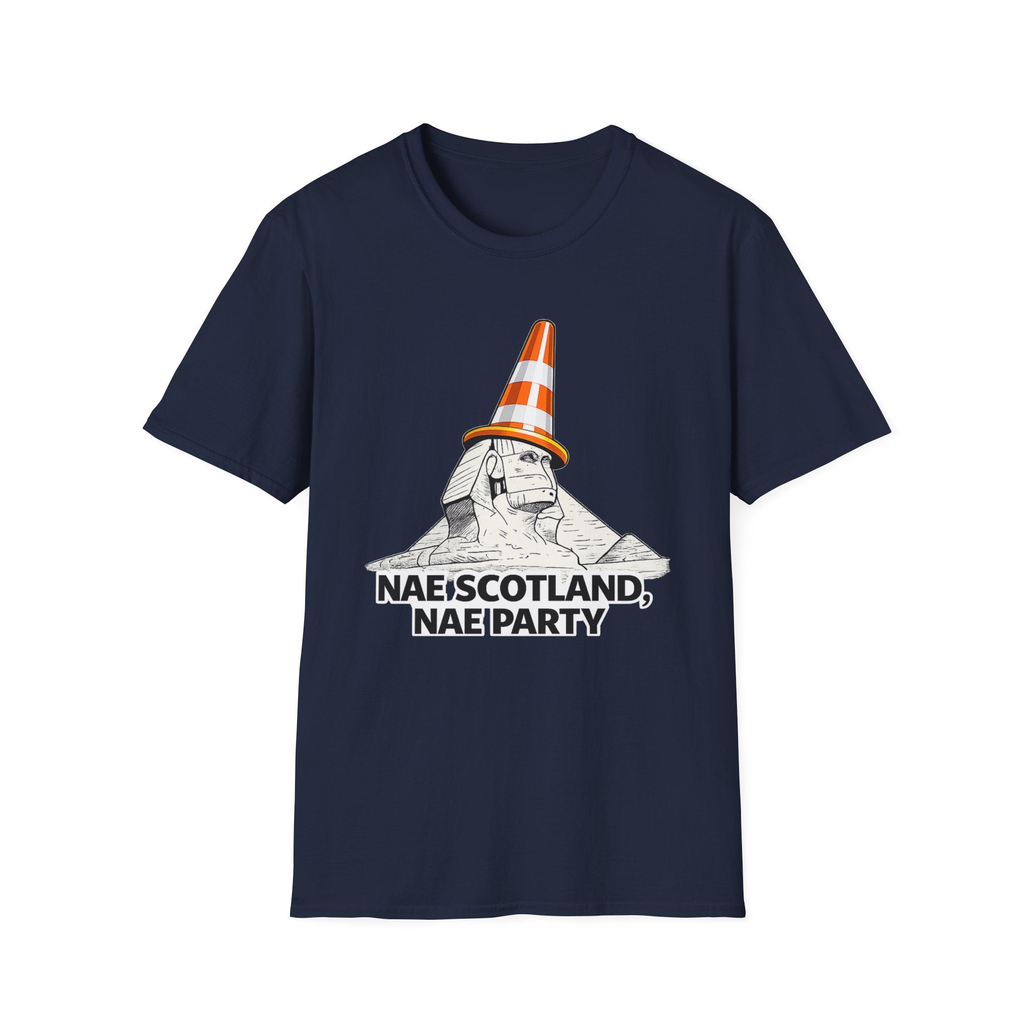 Nae Scotland, Nae Party – Scottish Sphinx T-Shirt