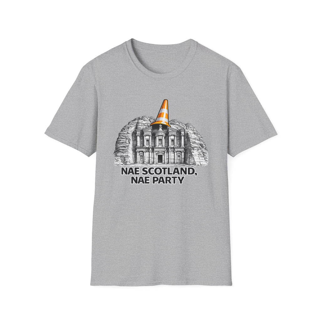 Nae Scotland Nae Party – Petra Treasury Cone T-Shirt