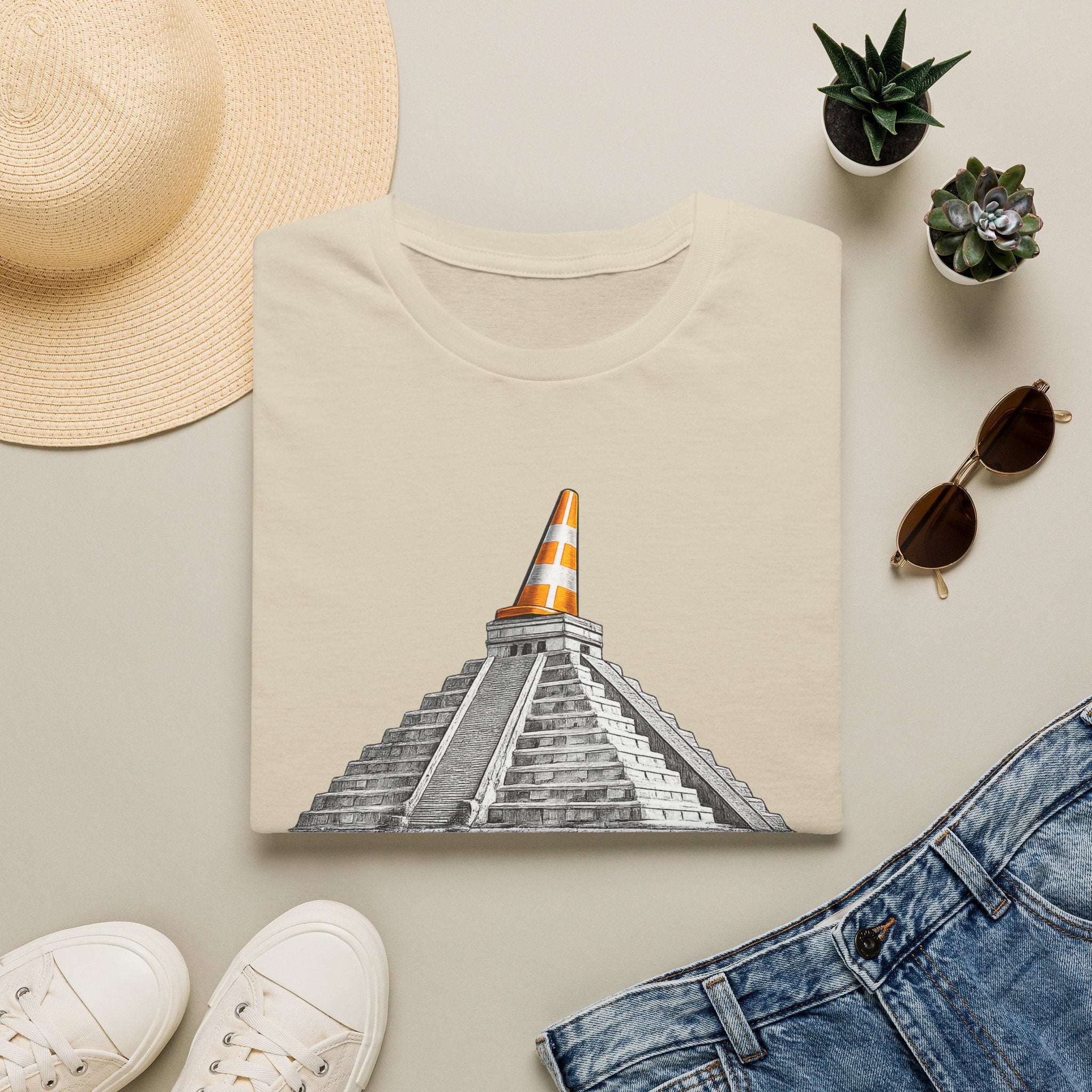 Nae Scotland, Nae Party – Chichén Itzá Cone T-Shirt