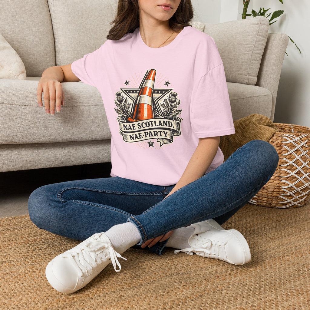 Copy of Copy of Nae Scotland, Nae Party – Scottish-American Cone Skull T-Shirt