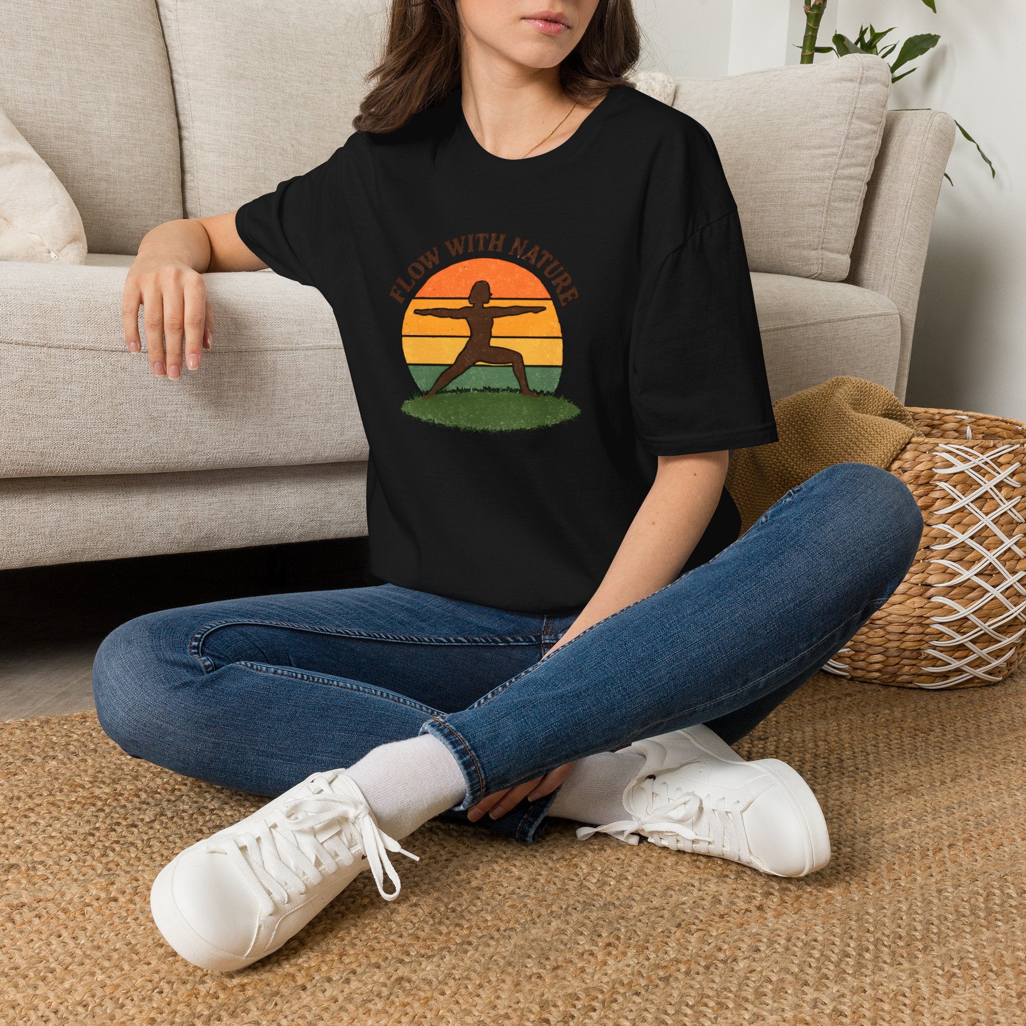 Sunset Nature Yoga T-Shirt