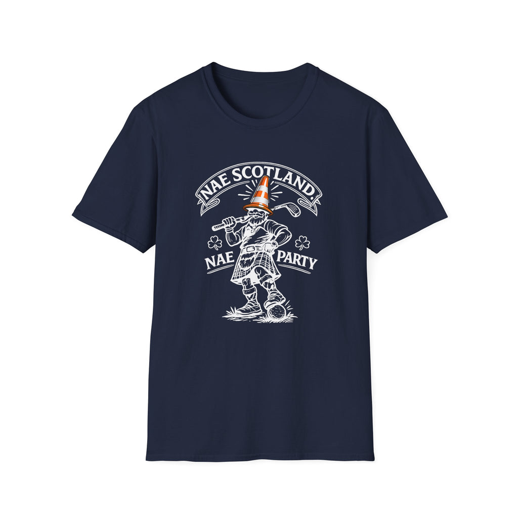 Copy of Nae Scotland, Nae Party – Baseball Stadium Cone T-Shirt