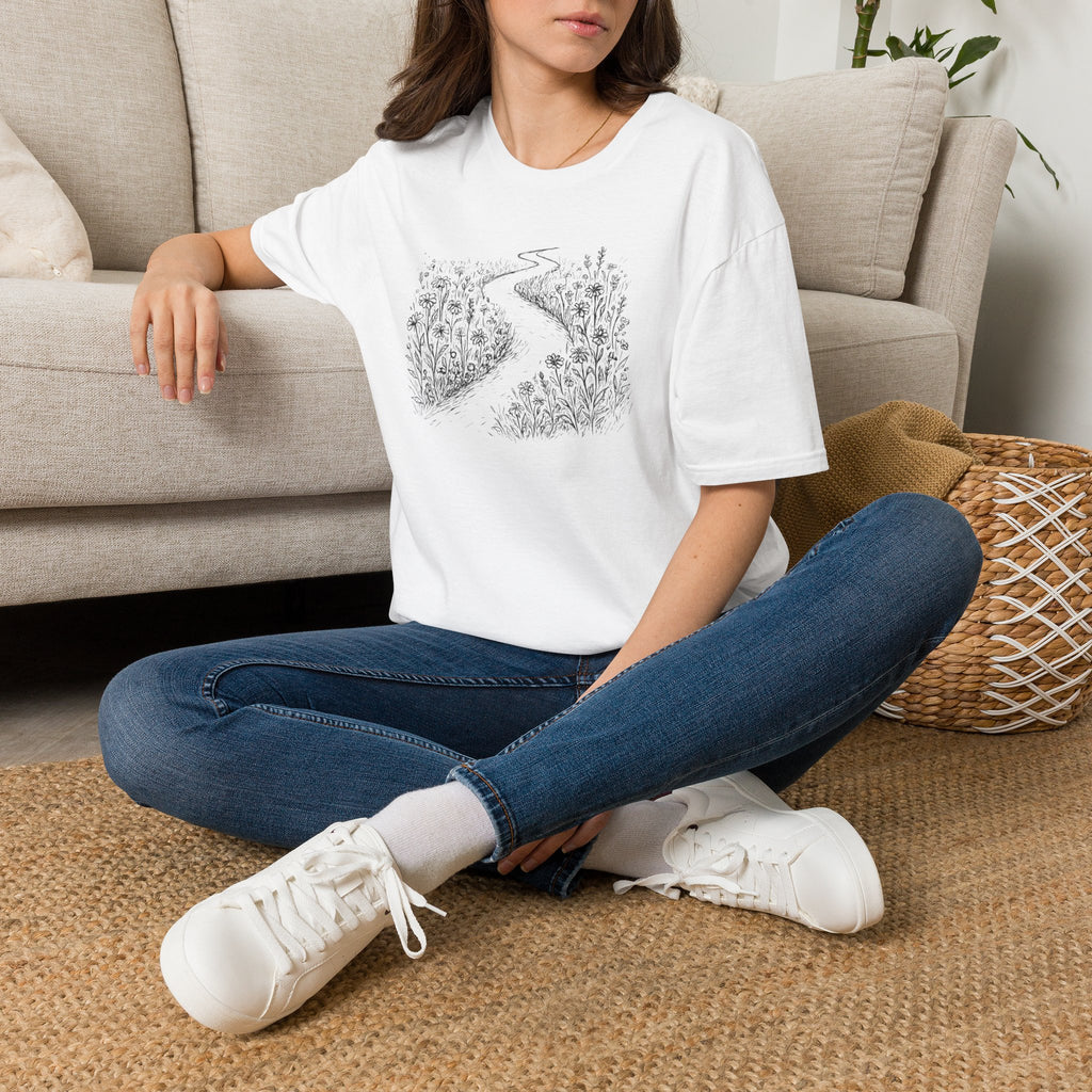 Winding path through grass T-Shirt