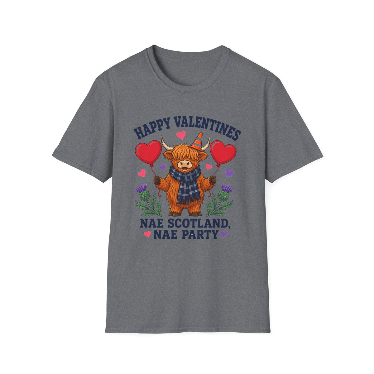 Valentines Highland Cow T-Shirt
