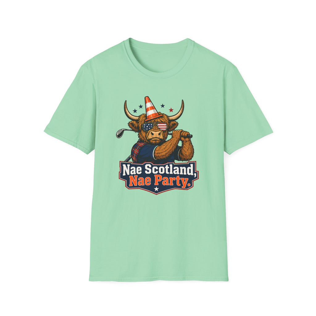 Highland Cow Golfer T-Shirt