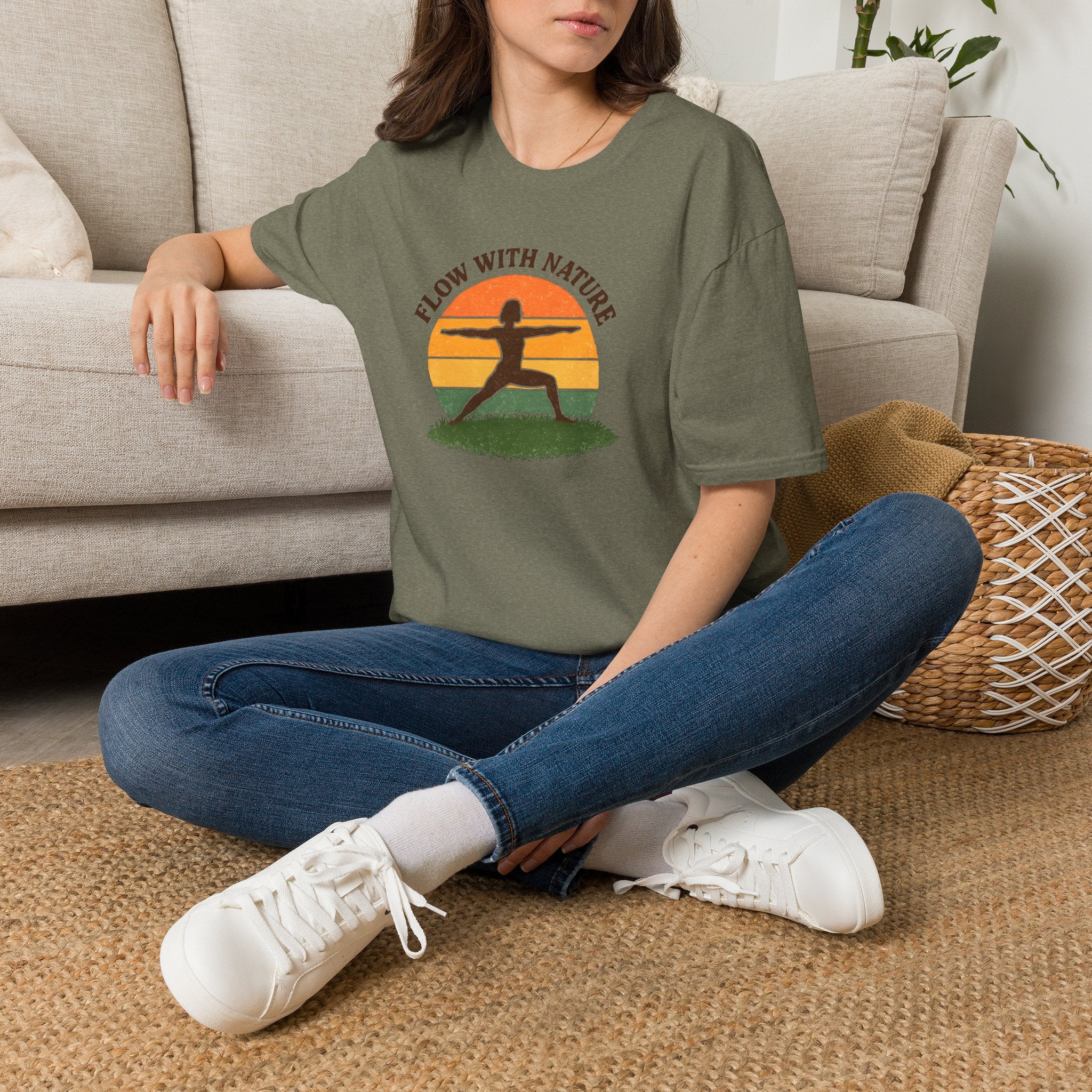 Sunset Nature Yoga T-Shirt