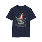 Nae Scotland, Nae Party – Highland Cow Cone T-Shirt