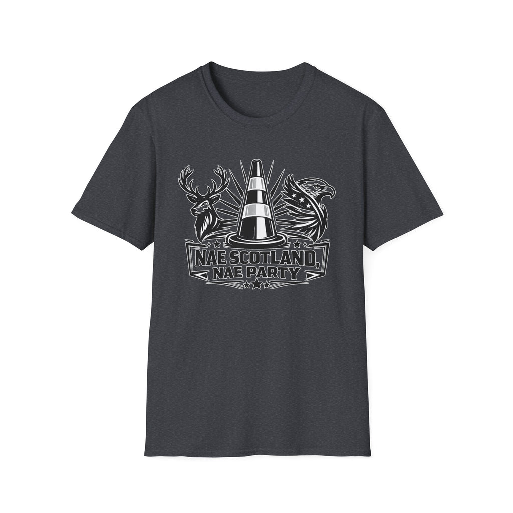 Nae Scotland, Nae Party – Deer - Eagle Cone T-Shirt