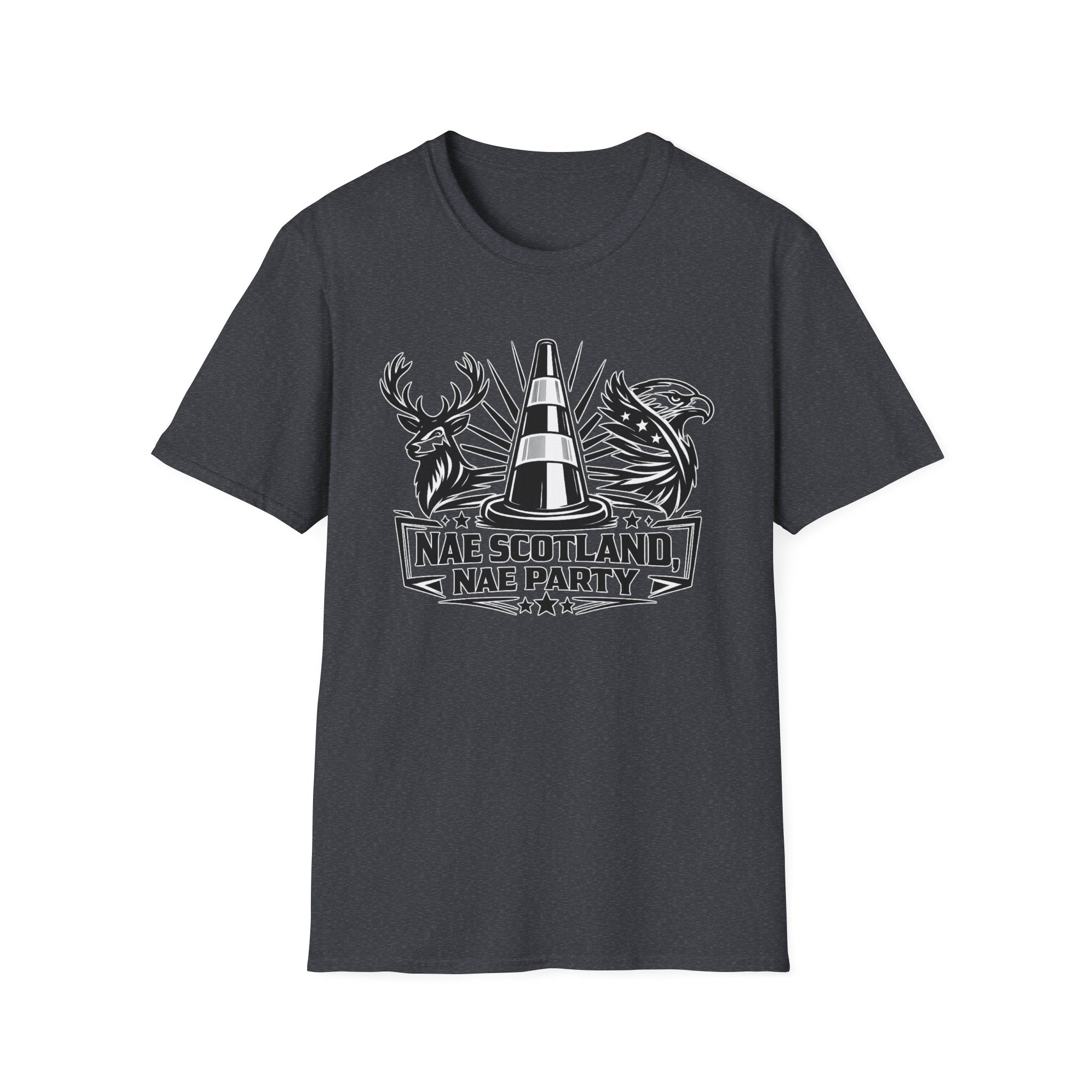 Nae Scotland, Nae Party – Deer - Eagle Cone T-Shirt