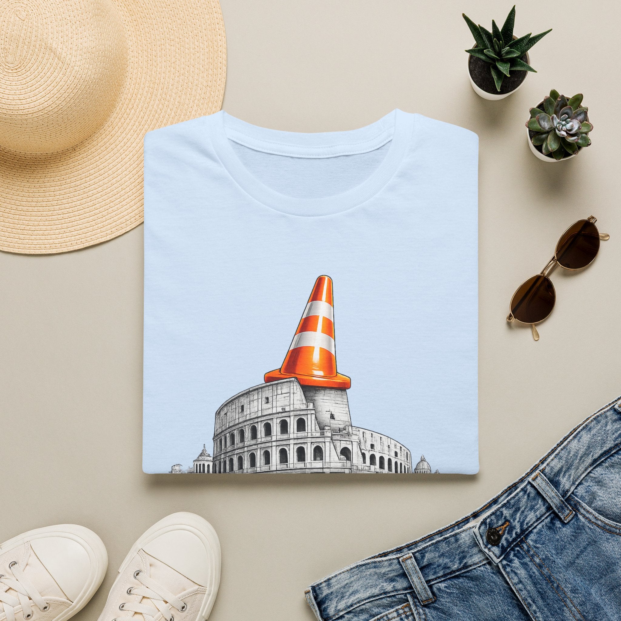 Nae Scotland, Nae Party – Roman Colosseum Cone T-Shirt