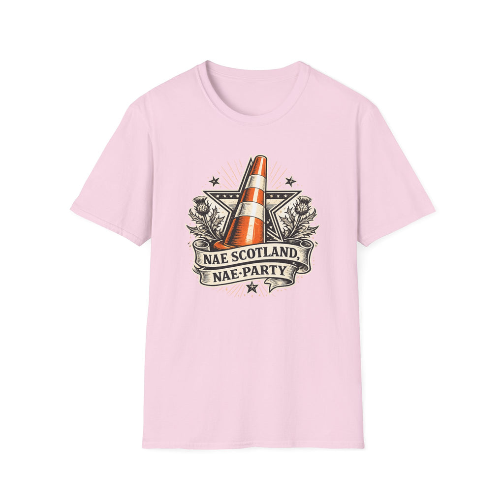 Copy of Copy of Nae Scotland, Nae Party – Scottish-American Cone Skull T-Shirt