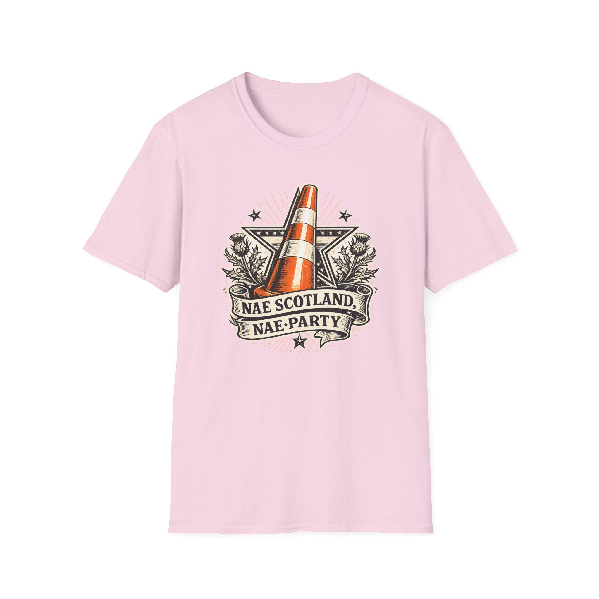 Copy of Copy of Nae Scotland, Nae Party – Scottish-American Cone Skull T-Shirt