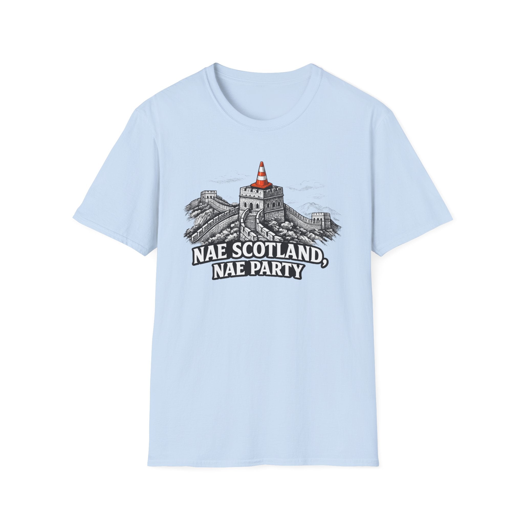 Nae Scotland, Nae Party – Great Wall Cone T-Shirt