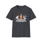 Nae Scotland, Nae Party – Eagle & Highland Stag Cone T-Shirt