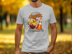 T-shirt with a chick in a tartan eggshell, traffic cone, and text "Wee Cracker Nae Scotland, Nae Party."